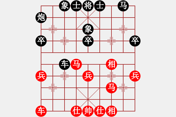 象棋棋譜圖片：黎城李俊彪先負武鄉(xiāng)韓毅 - 步數(shù)：40 