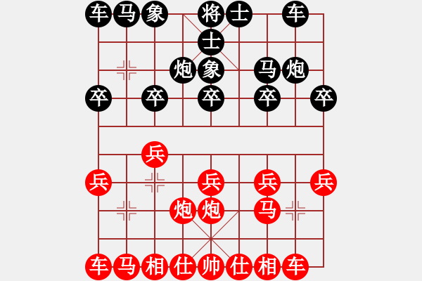 象棋棋譜圖片：于超 先和 楊慶華 - 步數(shù)：10 