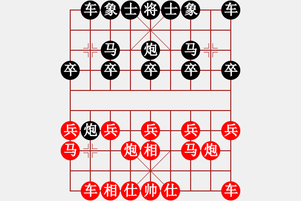 象棋棋譜圖片：善思維(5段)-負(fù)-翌射落九日(6段) - 步數(shù)：10 