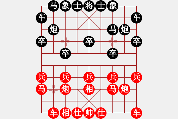 象棋棋譜圖片：天如水(3段)-負-垃圾聚集地(4段) - 步數(shù)：10 