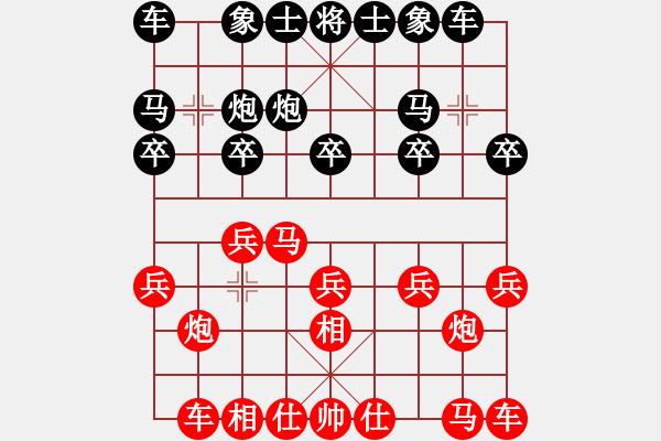 象棋棋谱图片：华山一小卒(7段)-胜-湘湖小卒(9段) - 步数：10 