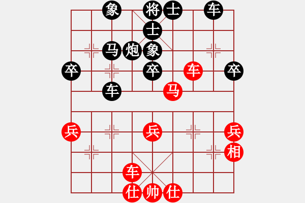 象棋棋譜圖片：bbboy002(2舵)-負-天意如斯(9舵) - 步數(shù)：40 