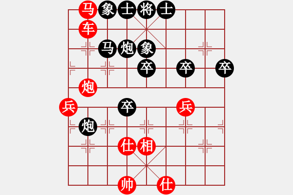 象棋棋譜圖片：火鳥(3段)-勝-紅藍棋股(天帝) - 步數(shù)：60 