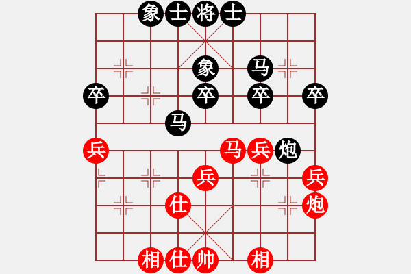 象棋棋谱图片：金波 先和 孙勇征 - 步数：40 