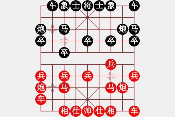 象棋棋譜圖片：周政峰先勝張貴敏 - 步數(shù)：10 