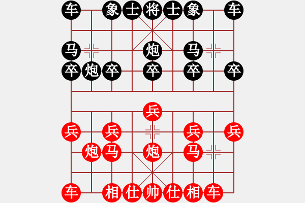 象棋棋譜圖片：惟楚有材（榮譽特大2）先勝啛脞咕嚕（榮譽特大1）202401111720.pgn - 步數(shù)：10 