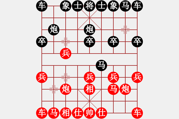 象棋棋譜圖片：星海之念(3段)-勝-cmms(1段) - 步數(shù)：10 