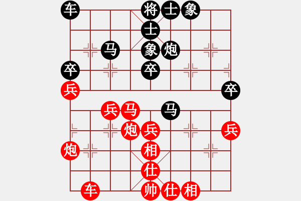 象棋棋譜圖片：對(duì)付左馬盤(pán)河右象黑炮右移，紅車(chē)九平八，炮五平六 - 步數(shù)：50 