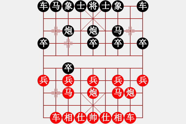 象棋棋譜圖片：英雄淚(5段)-勝-閃電手(8段) - 步數(shù)：10 