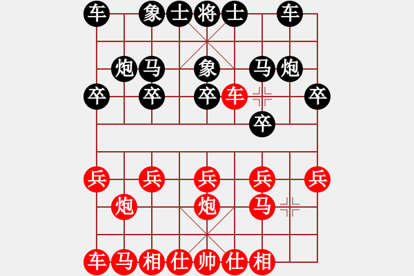 象棋棋譜圖片：太守棋狂先勝弈客棋緣燕趙棋俠業(yè)7-12018·5·1 - 步數(shù)：10 