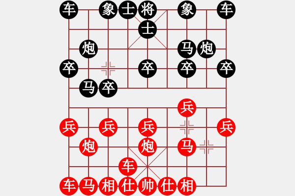 象棋棋譜圖片：太守棋狂先勝深圳好棋棋社和為貴業(yè)6-32017·9·6 - 步數(shù)：10 