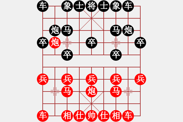 象棋棋谱图片：杨长喜 先负 刘宗泽 - 步数：10 