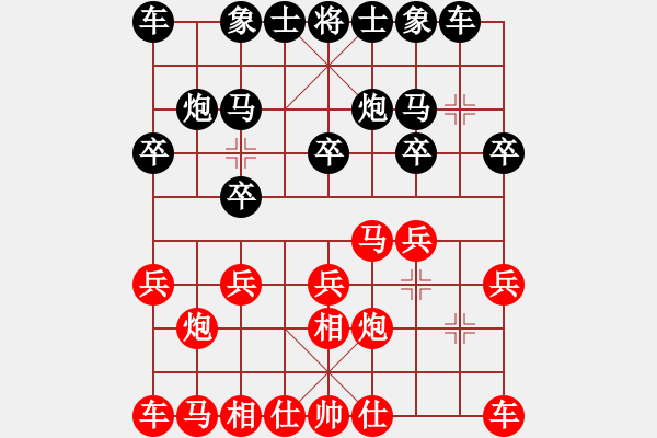 象棋棋譜圖片：醉臥棋枰(1段)-負(fù)-獨古求圣(1段) - 步數(shù)：10 