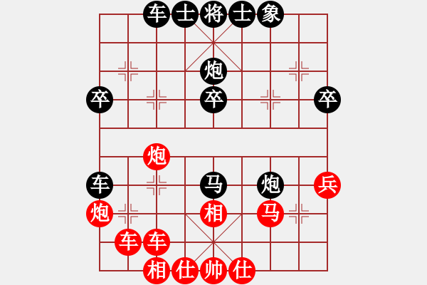 象棋棋譜圖片：wxxyitian(8段)-負(fù)-你心唯一(7段)中炮七路馬對屏風(fēng)馬 紅左馬盤河 - 步數(shù)：40 