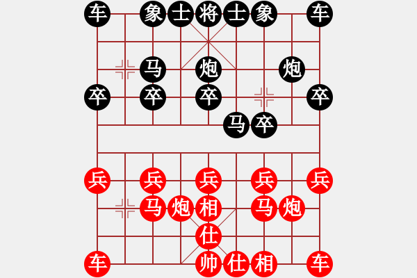 象棋棋譜圖片：小草[40916171] -VS- 大道仙人[987515088] - 步數(shù)：10 