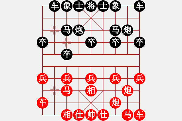 象棋棋譜圖片：南信大 徐睿 先負 河海 倪金凱 - 步數(shù)：10 