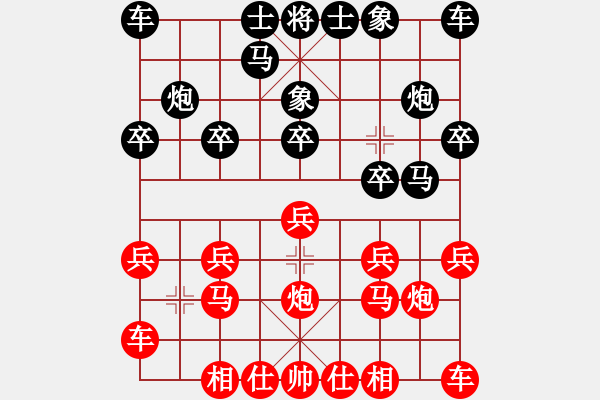 象棋棋譜圖片：20150815-20150816 第三十四屆觀音盃段甲(4) 李國(guó)驊 先負(fù) 陳品克.PGN - 步數(shù)：10 