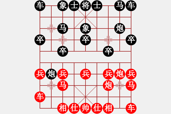 象棋棋譜圖片：聆聽[紅] -VS- 飄絮＆夢(mèng)[黑] - 步數(shù)：10 