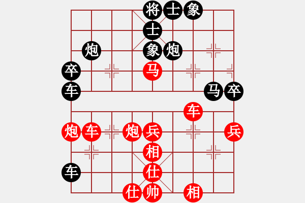 象棋棋譜圖片：弈林一葉(6段)-和-奧數(shù)奇兵(7段) - 步數(shù)：40 