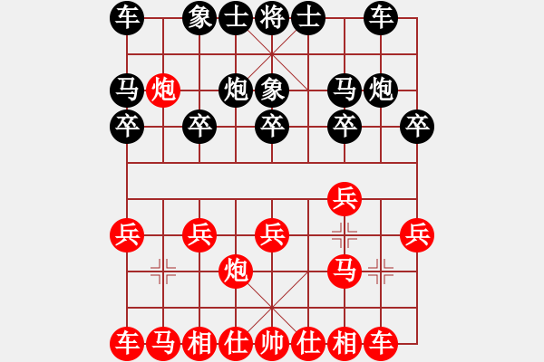 象棋棋譜圖片：2022.10.6.9五分鐘先勝過宮炮進三兵對進左馬 - 步數(shù)：10 