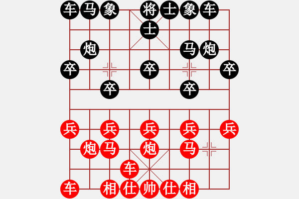 象棋棋譜圖片：橫才俊儒[292832991] -VS- 可樂[1019203153] - 步數(shù)：10 