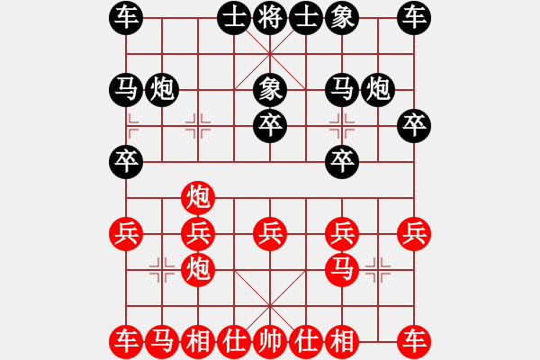 象棋棋譜圖片：老魏[1245437518] -VS- 國雅[610008323] - 步數：10 