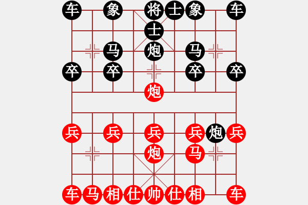 象棋棋譜圖片：太尉斗魚直播間太守棋狂先勝王鴻凱業(yè)8-2 - 步數(shù)：10 