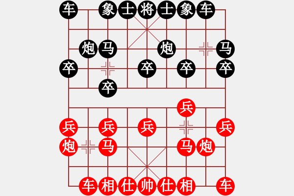 象棋棋譜圖片：海闊天空[1306077979] -VS- 核桃-馬后炮[1710088904] - 步數(shù)：10 