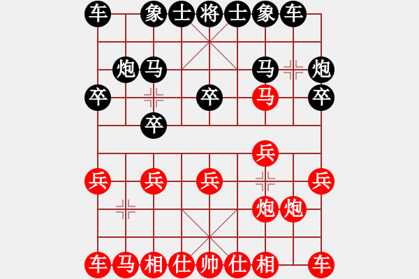 象棋棋譜圖片：老虎[2722746957] -VS- 嘴角揚(yáng)揚(yáng)[50129759] - 步數(shù)：10 