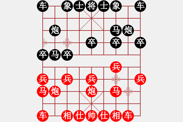 象棋棋譜圖片：nzbdwmzz(4級)-勝-不知你是誰(3段) - 步數(shù)：10 