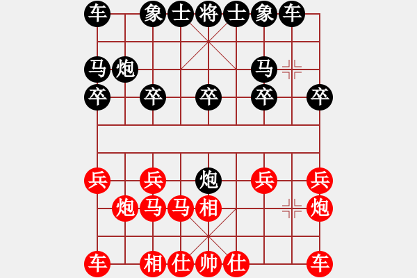 象棋棋譜圖片：破拐角馬擬局 - 步數(shù)：10 