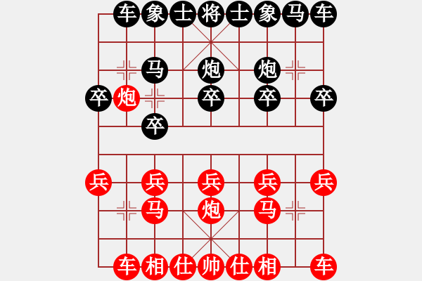 象棋棋譜圖片：我先勝老何20220827 - 步數(shù)：10 