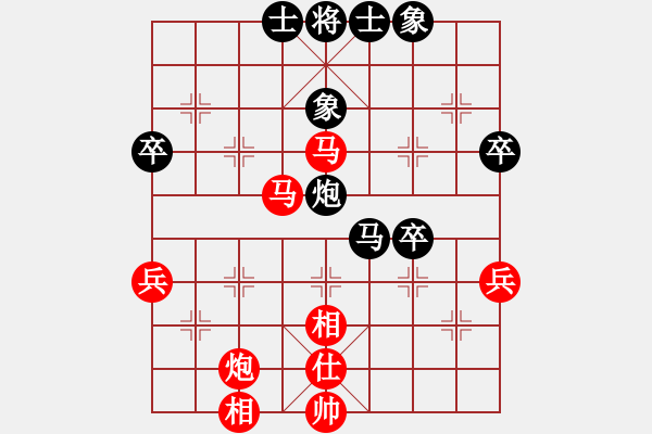 象棋棋譜圖片：勝低六成贏(3段)-勝-綽號(hào)無名(5段) - 步數(shù)：60 