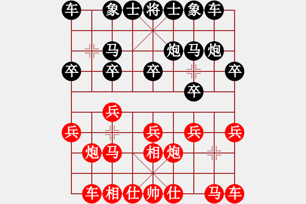 象棋棋譜圖片：肥仔張(5段)-負(fù)-紅樓女殺手(1段) - 步數(shù)：10 