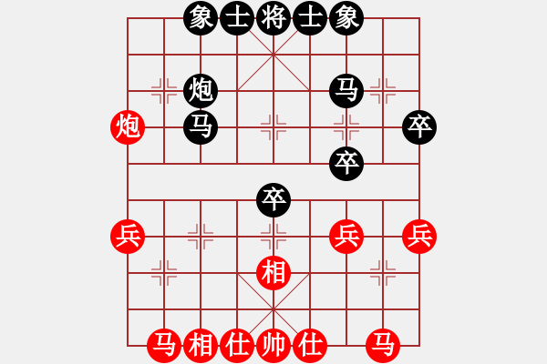 象棋棋譜圖片：一 - 步數(shù)：0 