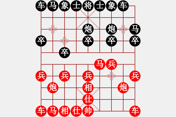 象棋棋譜圖片：梁祥正[2095456615] -VS- ★棋壇尊者★[407612993] - 步數(shù)：10 