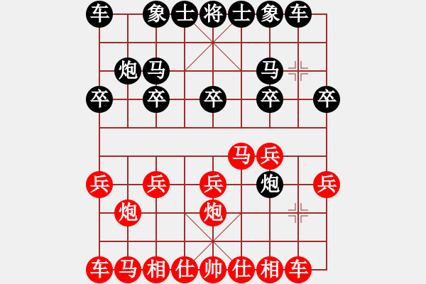 象棋棋譜圖片：芳棋(純?nèi)讼缕?[893812128] 勝 羅羅亞索隆o(∩_∩)o[1515100676] - 步數(shù)：10 