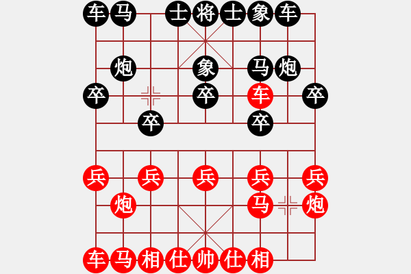 象棋棋譜圖片：湖南 周章筱 勝 浙江 黃麗文 - 步數(shù)：10 