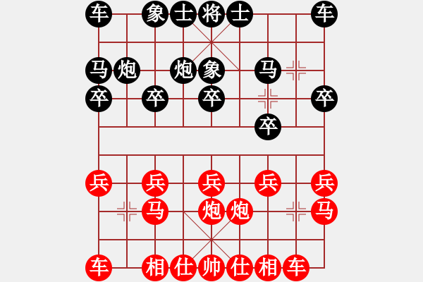 象棋棋譜圖片：黑龍江中慶律師所 閆佳亮 和 弈強(qiáng)象棋學(xué)校隊 楊湛輝 - 步數(shù)：10 