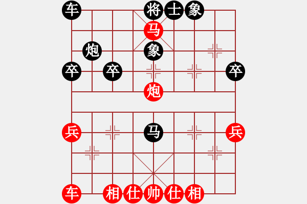 象棋棋譜圖片：金鉤炮[2362086542] -VS- 公牛[2656229156] - 步數(shù)：40 