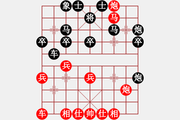 象棋棋譜圖片：Trung phao tuan ha phao - 步數(shù)：29 