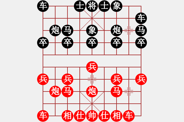 象棋棋譜圖片：bbboy002(4弦)-和-cmms(6星) - 步數(shù)：10 