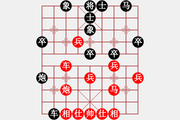 象棋棋譜圖片：碧波戰(zhàn)神一(4f)-勝-風(fēng)雨樓雄鷹(地煞) - 步數(shù)：40 