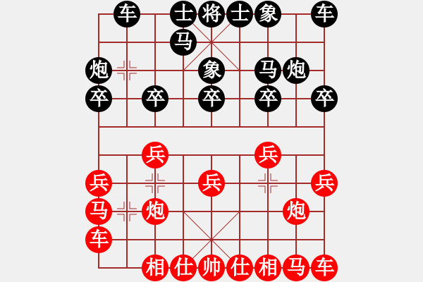 象棋棋譜圖片：花拳繡腿(2段)-負(fù)-后旗張(2段) - 步數(shù)：10 