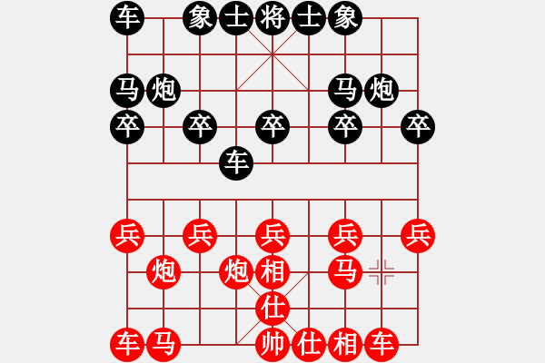 象棋棋譜圖片：2008-10-01 劉曉元（紅先負(fù)）謝博文 - 步數(shù)：10 