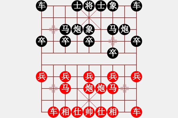 象棋棋譜圖片：■K2醉臥沙場 紅勝-VS- ■K1永不后退 黑負(fù) - 步數(shù)：10 