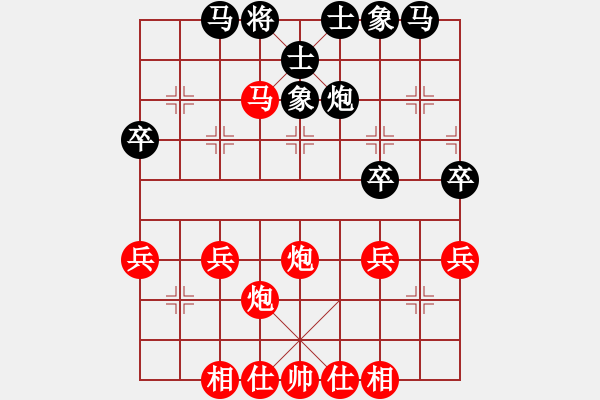 象棋棋譜圖片：橫才俊儒[292832991] -VS- 一顆年輕的心[1209017330] - 步數(shù)：47 