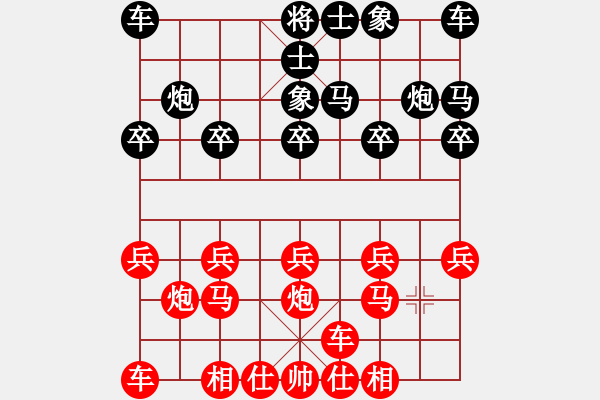 象棋棋譜圖片：橫才俊儒[292832991] -VS- 一顆繁星[283314241] - 步數：10 