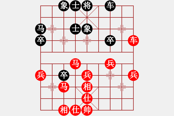 象棋棋譜圖片：2022.1.19.4中級場先勝順象 - 步數(shù)：40 