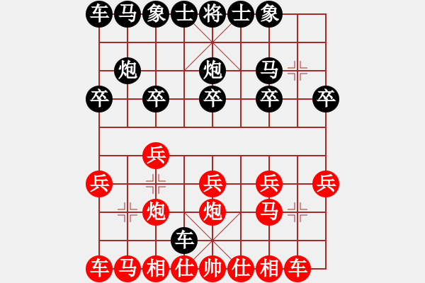 象棋棋譜圖片：徽商行天下[2532350175] -VS- 橫才俊儒[292832991] - 步數(shù)：10 